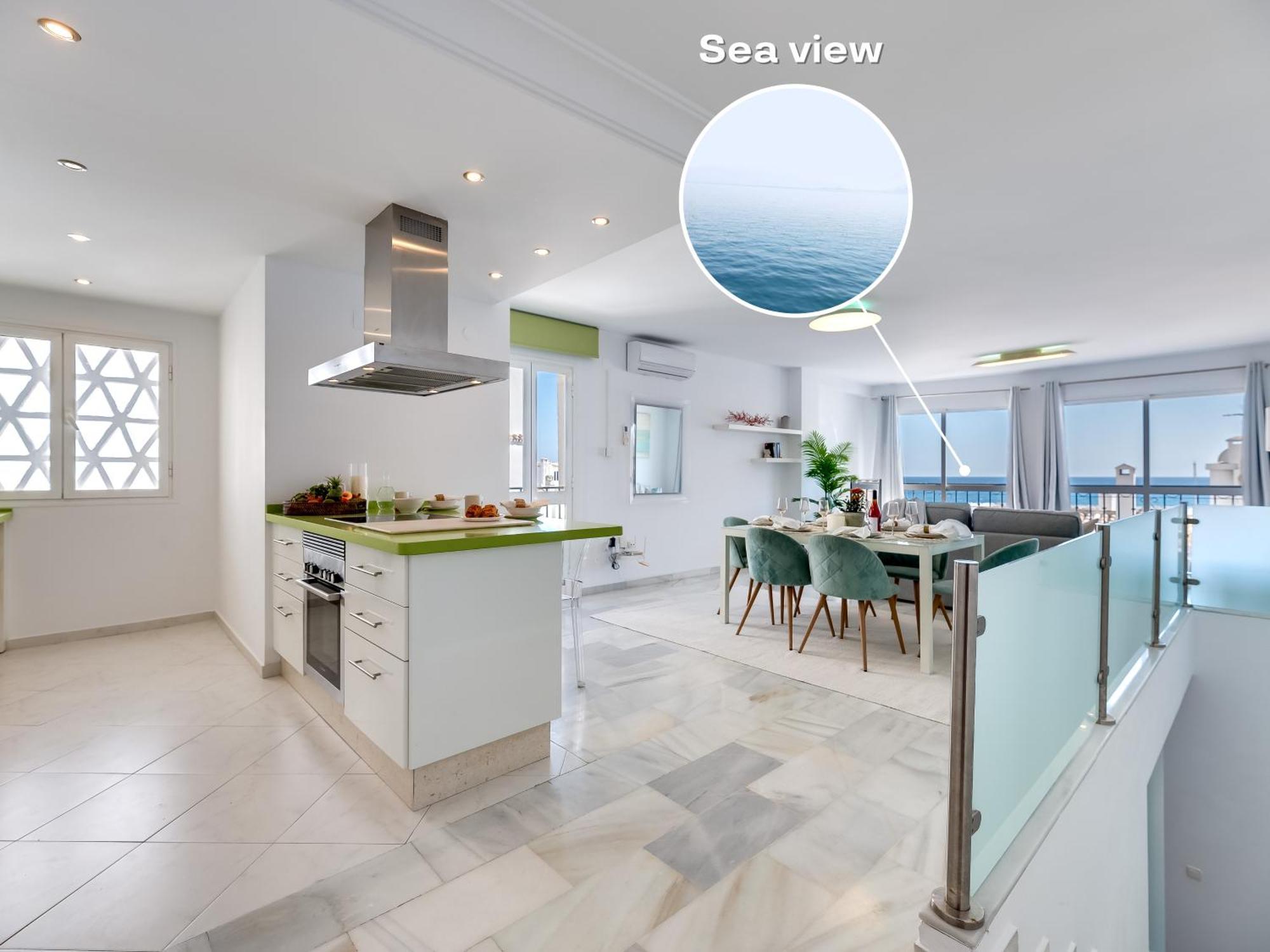 Vacation I Sea Views, 24-7 Security, Parking, Walk To Everything In Luxurious Puerto Banus Apartment *